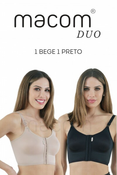 Conjunto de sutiãs 1 Bege 1 Preto 1007DUOXPP1B1P1